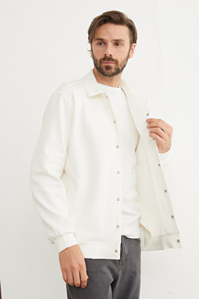 Fulla Moda Polo Neck Jacket with Snap Pockets