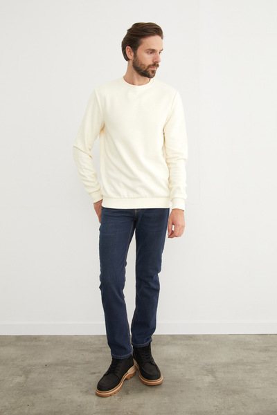 Fulla Moda Φούτερ με λαιμόκοψη με κέντημα με γράμμα M