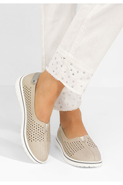 B T Shoes Casual παπουτσια γυναικεια Karolyn μπεζ