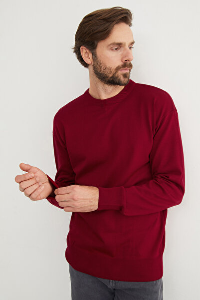 Fulla Moda Basic Crew Neck Knitwear Sweater