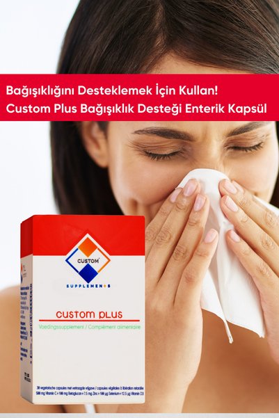 Custom Supplements Custom Plus Immune Support Enteric Capsule (30 Capsules)