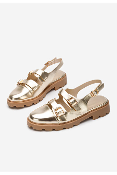 B T Shoes Zlaté dámské polobotky Agripina