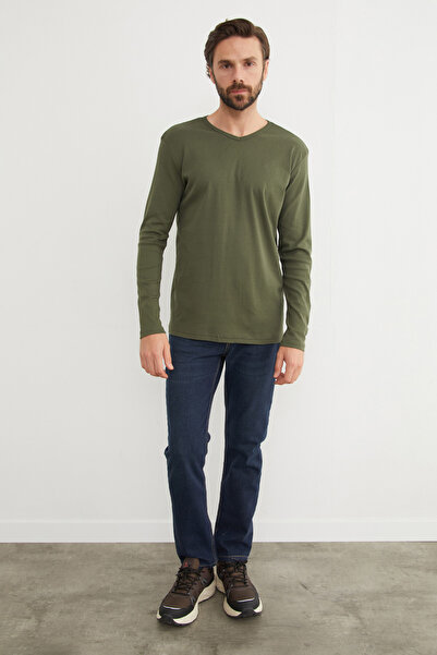 Fulla Moda Basic V Yaka Body