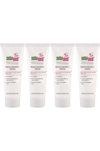 Sebamed Nemlendirici Krem Tüp 50ML (Günlük Kullanım) (4 Lü Set)