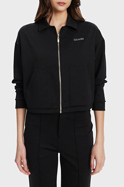 Guess Γυναικείο μαύρο ενεργό μπουφάν Carla V5YL08KCX42-JBLK