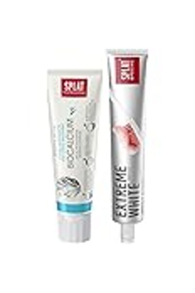 Splat Natural Day & Night Toothpaste | Biocalcium × Extreme White | Morning Strength with Active Ca