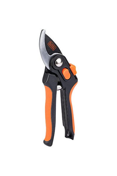 Black&Decker مقص تقليم الأشجار ذو قبضة مريحة قوية وشفرة من الفولاذ الكربوني م...