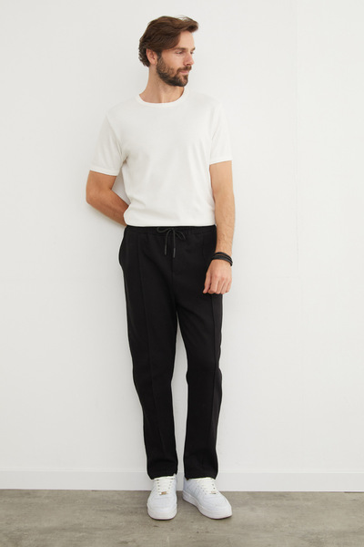 Fulla Moda Beli Bağlamalı Çimalı Jogger Pantolon