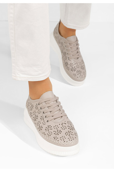 B T Shoes Maryella women's casual shoes khaki