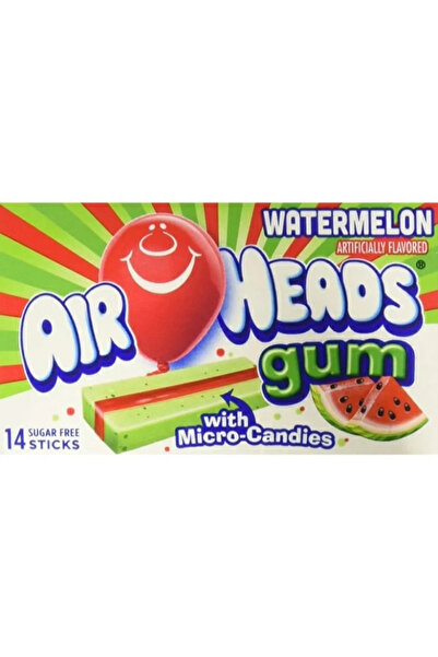 airhead Airheads Gum Watermelon - gumă cu gust de pepene 33.6g