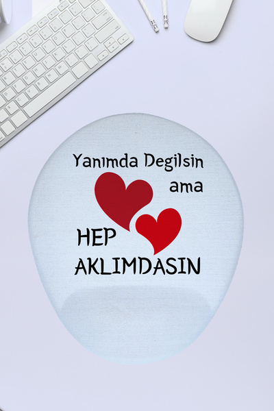 qoeuyl boutique Nu ești cu mine, dar ești în mintea mea. Mousepad cu suport p...