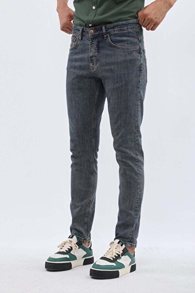 DNM UNITED Slim Fit Jeans - Vintage Faded Blue
