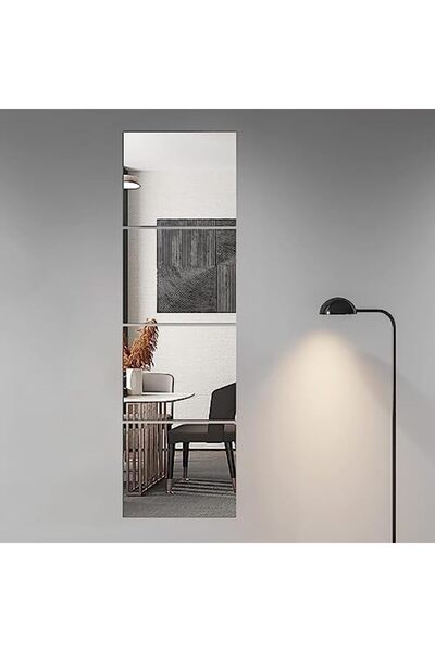 SKY TOUCH SKY-TOUCH 4PCS 30x30cm Glass Full Length Wall Mirror Tiles