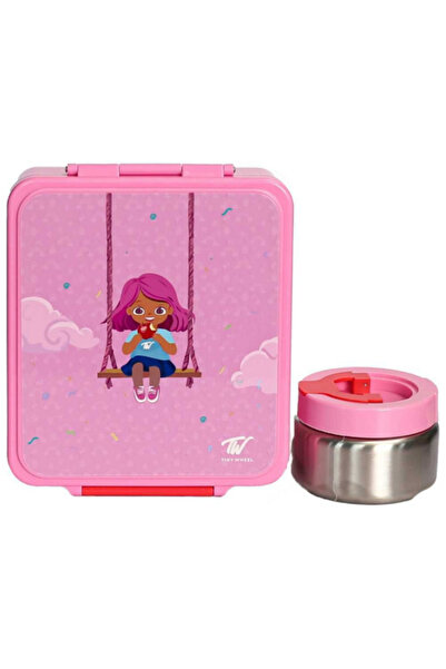 TINY WHEEL Tinybite Girl Lunch Box with Thermos 1350ml