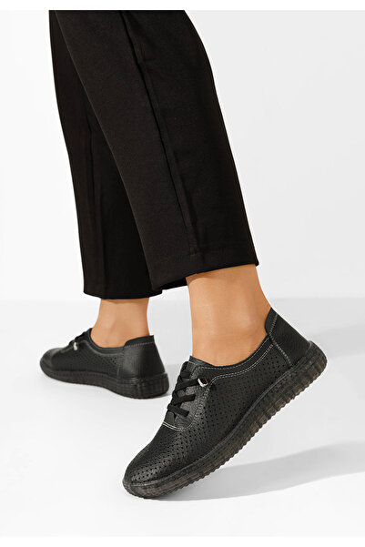 B T Shoes Černé dámské polobotky Ziona