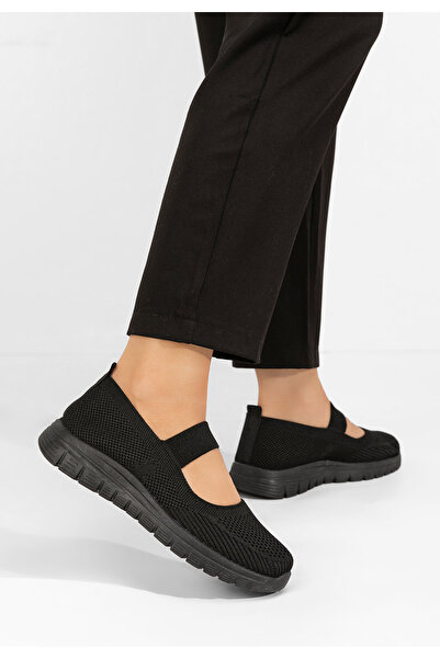 B T Shoes Černé dámské polobotky Jennette