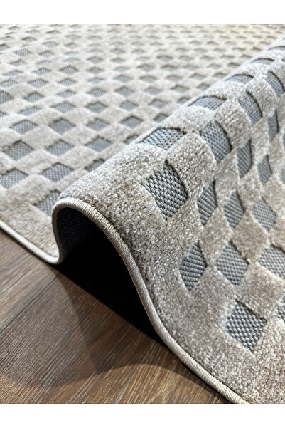 Grace Scandinavian Pattern High Low Knit Pattern Carpet Rug 261