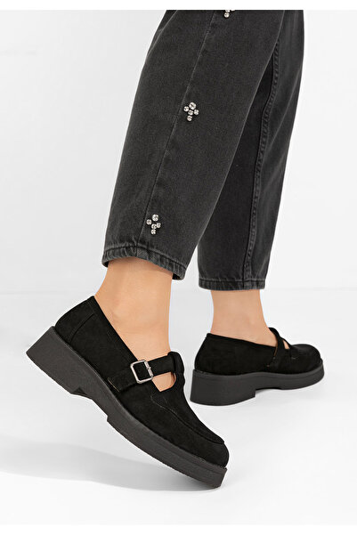 B T Shoes Černé dámské polobotky Dorthy