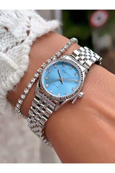 Ferrucci Steel Cord Minimal Case Women's Watch 3 Atm Waterproof 2 Years Warranty