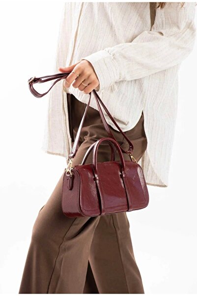 grand coco Women's Quality Burgundy Hand and Shoulder Bag