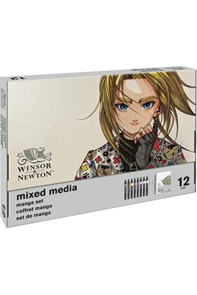 Winsor and Newton Mixed Media Manga Set Graphic Art Marker