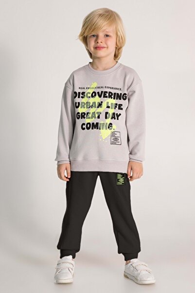 ww waka waka kids store Set de trening imprimat pentru băieți – Hanorac cu mâ...