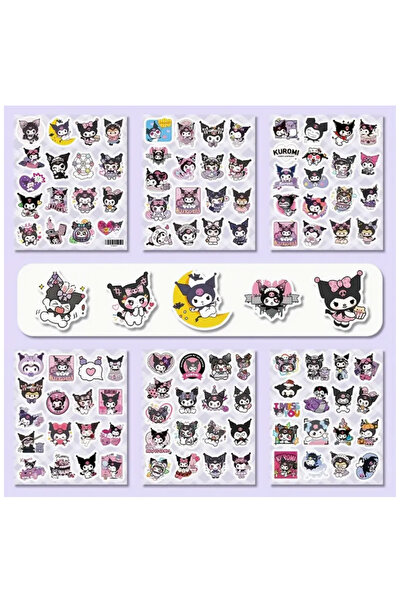 ŞAN ART DESİGN KUROMİ TEMALI STİCKER 100 ADET