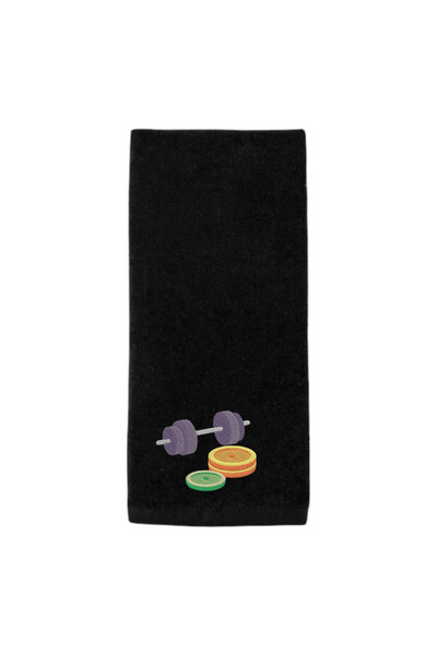 Ursa Dumbbell (Dumbell) Designed Embroidered Sports Towel 50X90