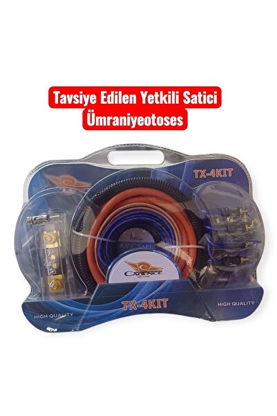 Cadence 4 GA TAM BAKIR AMFİ KABLO SETİ ARACINI SEVENLERE