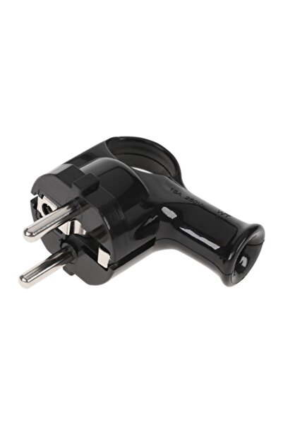 Lechpol Ștecher Schuko WT-40, la 90 de grade, negru