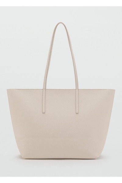 MANGO Woman Çift saplı shopper çanta