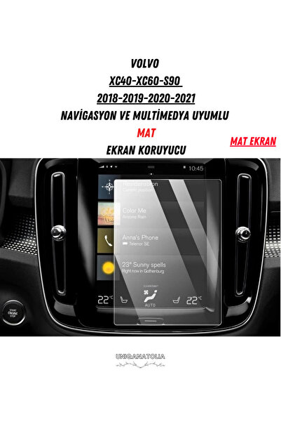 UniqAnatolia Volvo Xc40-Xc60-S90 Navigation and Multimedia Compatible Matte S...