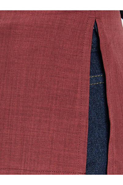 Styli Solid Off Shoulder Blouse with Side Slit Detail