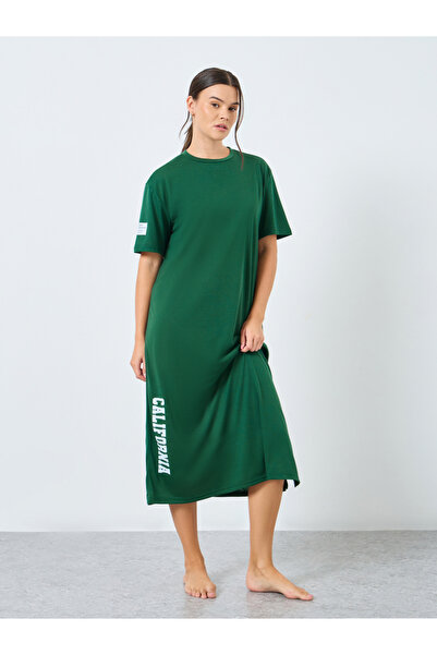 Styli California Patch Sleep T-Shirt Dress