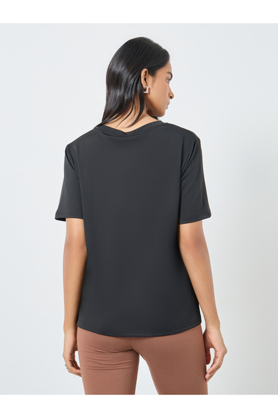 Take Two By Styli Solid V-Neck Regular Fit T-Shirt