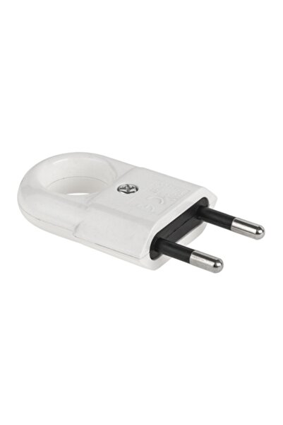 Lechpol Ștecher Euro plat alb 2.5A 575W IP20