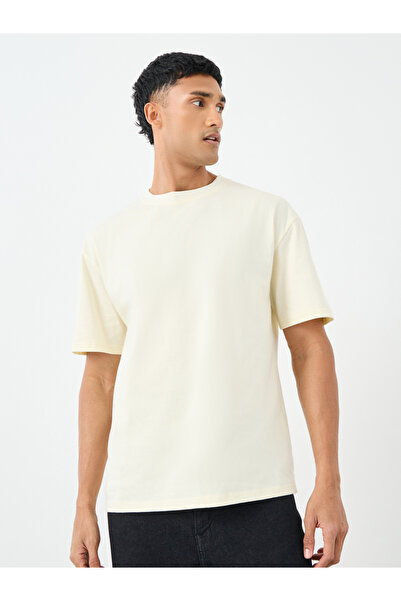 Styli Men Oversized Typographic Print T-Shirt