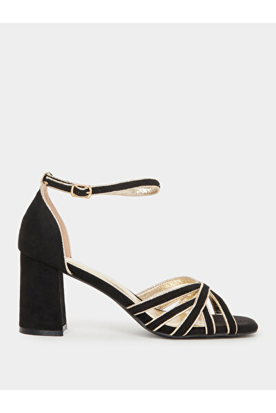 Styli Sling Back Block Heel Sandals