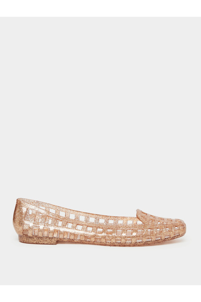 Styli Jelly Glitter Detail Slip-On Shoes
