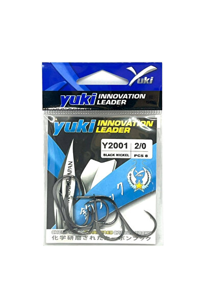 Yuki Y2001 Black Nickel İğne (PAKET İÇİ 8 ADET) NO 2/0