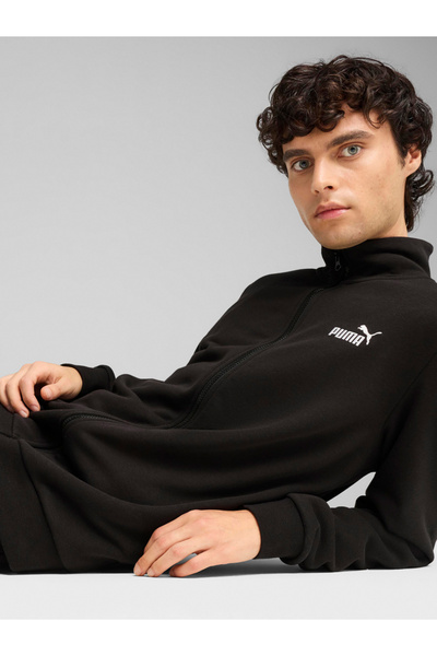 Puma Essentials Logo Detail Jacket and Joggers Set