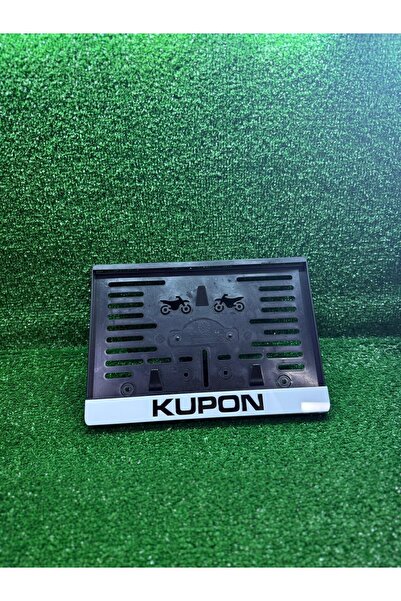 bys KUPON MOTOR PLAKALIK BEYAZ TABAN SİYAH YAZI