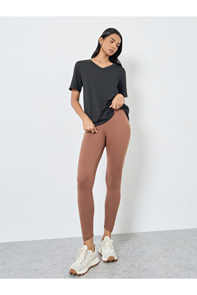 Take Two By Styli Solid V-Neck Regular Fit T-Shirt