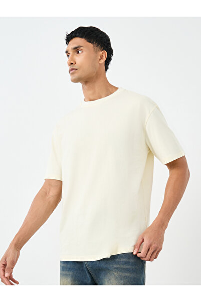 Styli Men Oversized Japanese Graphic Back Print T-Shirt