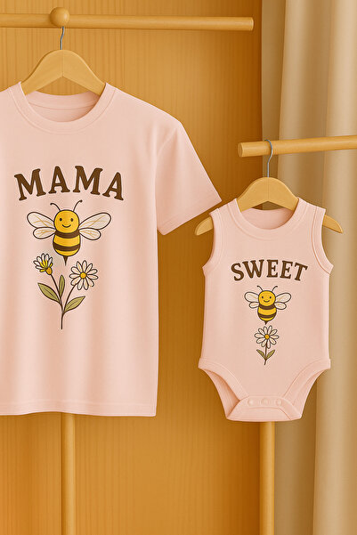 SVART WEAR تي شيرت كبير الحجم من ماما ميني ماذر بيبي بويز كومبين + بدلة قطنية...