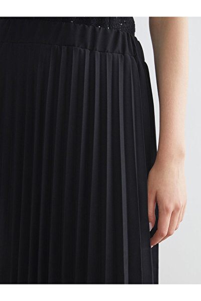 LC Waikiki Sparkling Choices from Shining Store |   Elastic Waist Chiffon Pleated Skirt