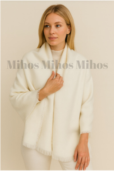 Mihos Women's Solid Color Thick Winter Scarf-Shawl-Shoulder Wrap