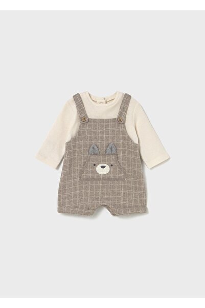 MAYORAL Newborn Erkek Bebek Tulum Bej