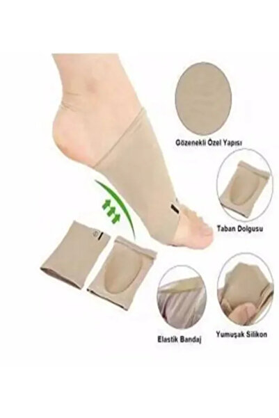 kırmed Ark Desteği İçe Basma Düz Taban Engelleyici KumaşTakviyesi Düz Taban E...