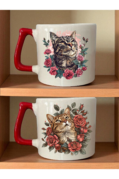 lili hediyelik كوب قهوة على شكل زهور - هدية عيد الأم، هدايا أعياد الميلاد